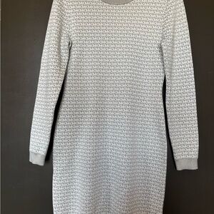 Michael Kors Gray Patterned Women's Dress